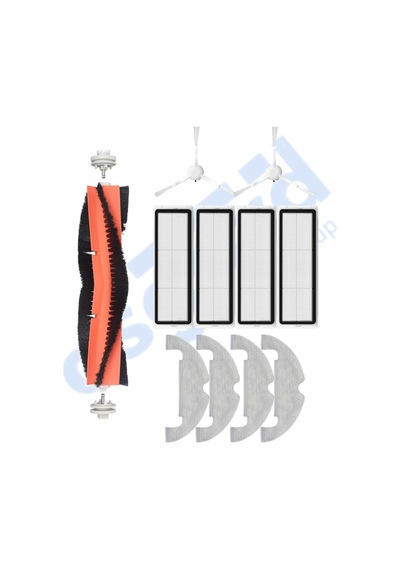 Dreame D10 Plus D10s Plus D10 Plus Gen 2 Uyumlu 1 Ana Fırça 2 Yan Fırça 4 Filtre 4 Mop Pkt-iasgf0001344
