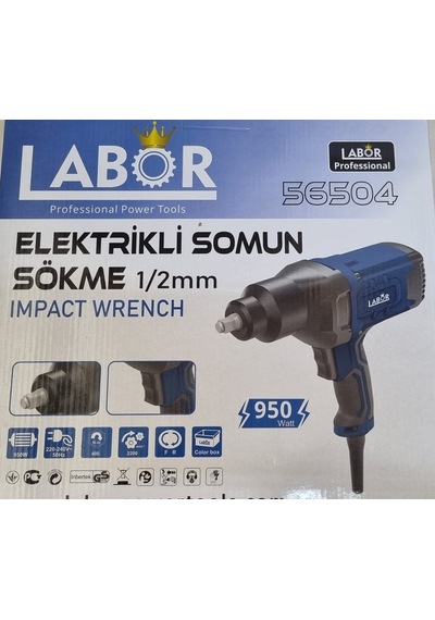ELEKTRİKLİ SOMUN SÖKME MAKİNASI 1/2 950W 400NM LABOR 56504
