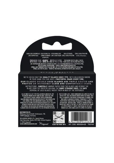 Wilkinson Sword Double Edge Çift Taraflı Jilet - 10 Adet