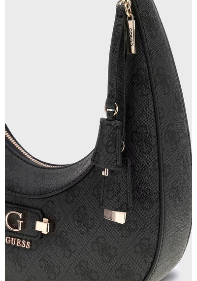 Guess Lindsey Logolu Çıkarılabilir Askılı Çanta Hwsg9749010 Bayan Çanta Hwsg97 49010 Clo Antrasit