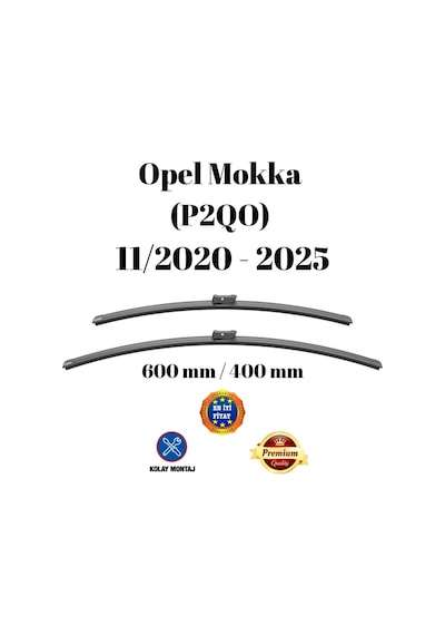 Opel Mokka P2qo 2020 2021 2022 2023 2024 2025 Uyumlu Ön Cam Silecek Süpürgesi Takımı 600/400mm Silbak Sb2416c