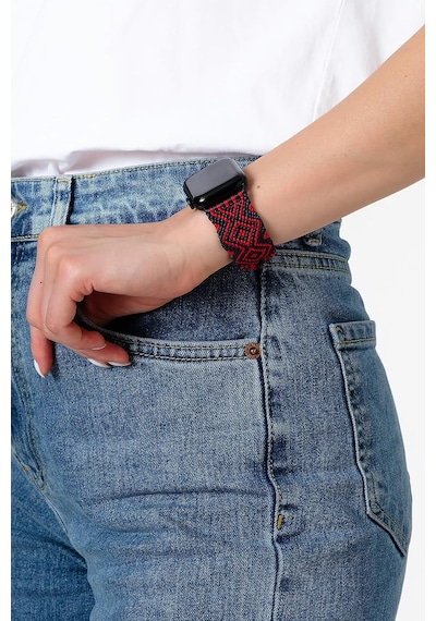 Natural Silver 38-40-41 Mm Smart Watch Braided Band Çok Renkli