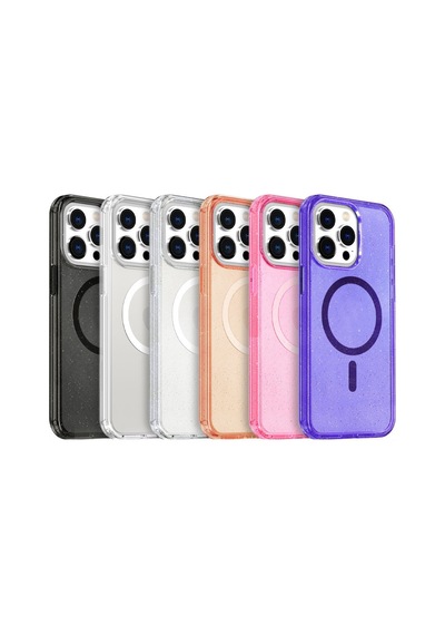 Apple iPhone Uyumlu 14 Pro Max Star Magsafe Kapak - Mor Bzsxx00 1
