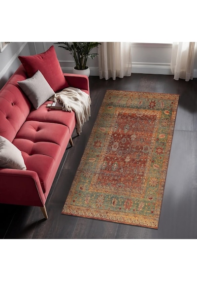 Rubby Kadife Kaymaz Pamuk Tabanlı Yıkanabilir Antibakteriyel Salon Halısı 120x180 Genel
