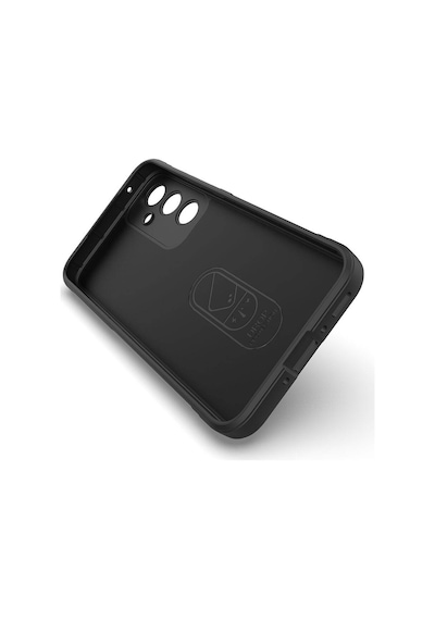 Zore Galaxy A35 Kılıf Esnek Tpu Oyuklu Arka Yüzey Tasarımlı Ogaa Etnik Silikon Kapak - Siyah