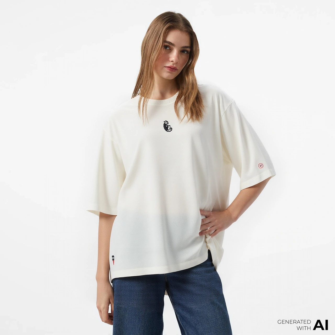 United4 Unıted4 X Monkey Project We Are Family Unisex Beyaz T-shirt U4xmpt2 Beyaz