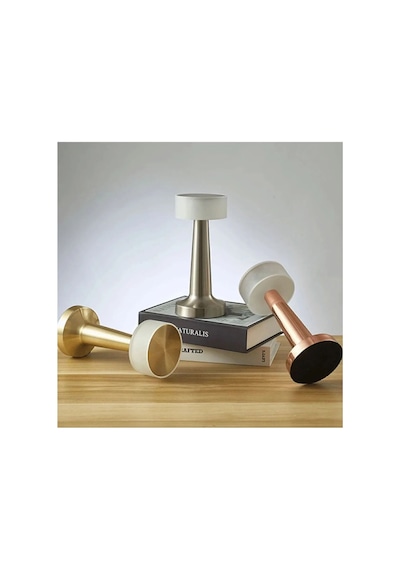 Dekoratif Şarjlı Dokunmatik Led Masa Lambası Usb Kablolu Abajur Ve Gece Lambası Hl-016 Gold