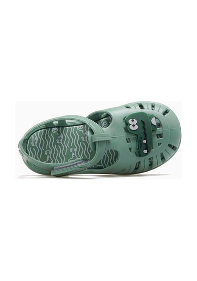 Igor Tobby Croco Unisex Kaymaz Taban Çocuk Sandalet 26y S10371 Yeşil