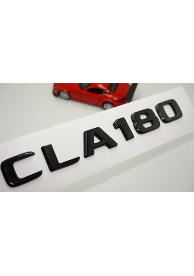 CLA 180 Bagaj Parlak Siyah ABS 3M 3D Yazı Logo