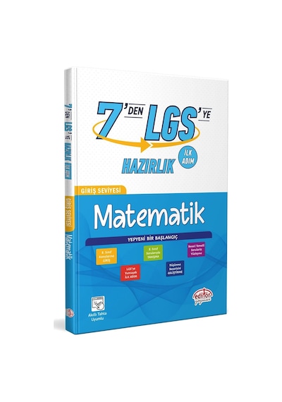 Editör 7'den Lgs' Ye Matematik Hazırlık İlk Adım Editör Yayınevi