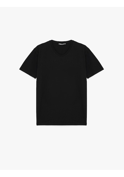Koton Slim Fit Kısa Kollu Pamuklu Basic V Yaka 3'lü Tişört Seti Multıcolor 6wam10092hk Mavi Koton Slim Fit Kısa Kollu Pamuklu Basic V Yaka 3'lü Tişört Seti Multıcolor 6wam10092hk Mavi