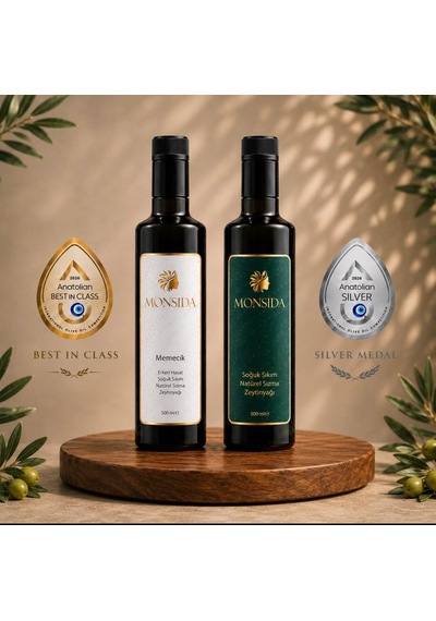 Edremit Naturel Sızma Zeytinyağı Soğuk Sıkım 500ml