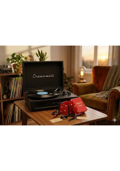Casablanca Retro Çanta Pikap - 3 Devirli 33/45/78 , Dahili Hoparlörlü, Bluetooth Bağlantılı, N Standart
