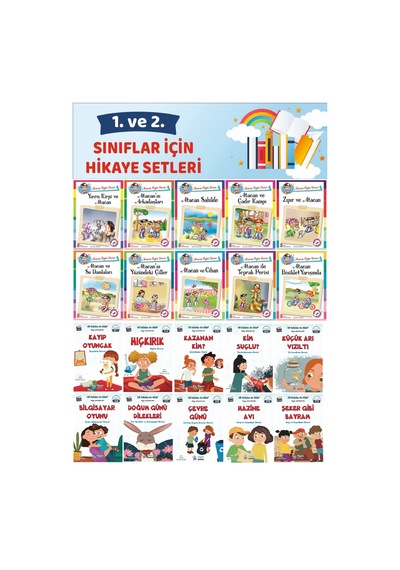 1.ve2.sınıflar İçin 20 Li Hikaye Seti 32 Sayfa
