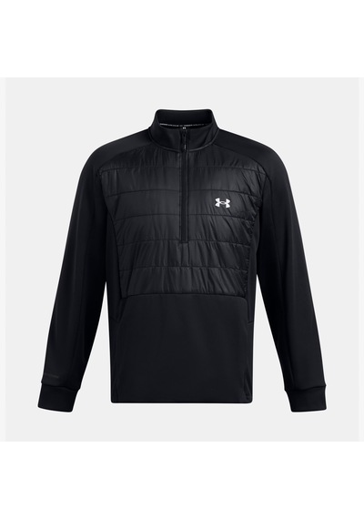 Under Armour Fleece Half Zipped Erkek Siyah Günlük Ceket 1385847 Siyah