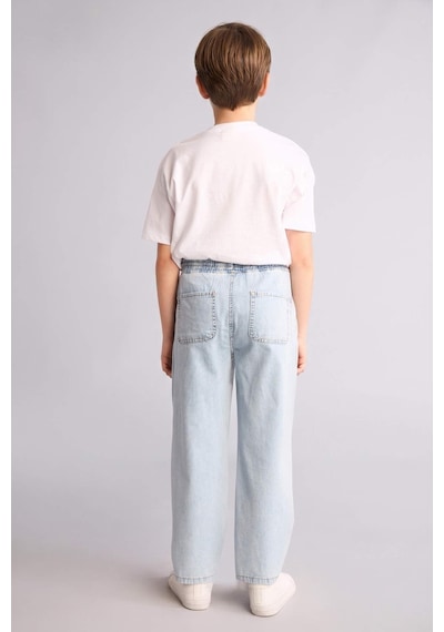Defacto Straıght Fıt Düz Paça Jean Pantolon Erkek Çocuk B5740a826smnm39 Mavi-nm39