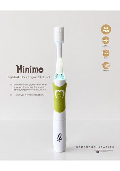Tgm Baby Minimo Elektrikli Diş Fırçası Adım 2 4-7 Yaş