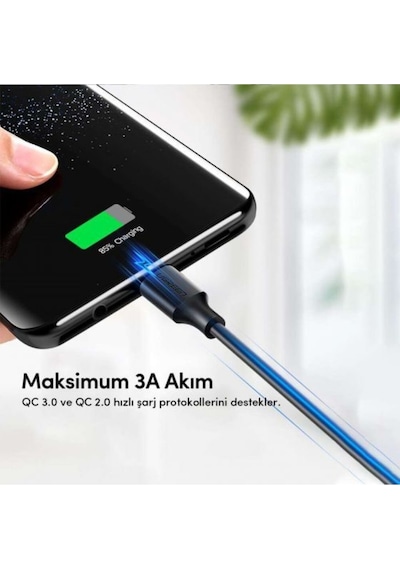Usb Type-c Şarj Ve Data Kablosu 2 Mt