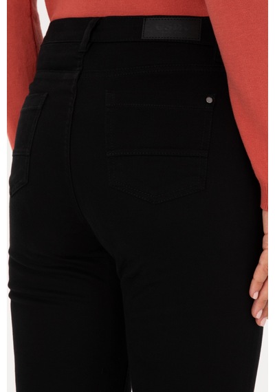 U.S. Polo Assn. Kadın Siyah Toohpick Fit Kanvas Pantolon 50309156-VR046