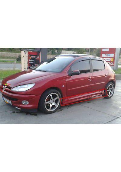 Peugeot 206 Delikli Marşpiyel  Takımı