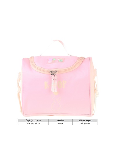Calacilo Kız Çocuk K-pop Pink Isı Yalıtımlı Okul Beslenme Çantası Pembe - C4108