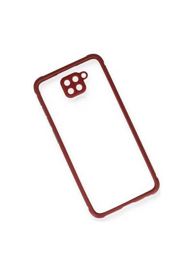 Newface Xiaomi Redmi Note 9 Kılıf Miami Şeffaf Silikon Semeglbl - 25 - Fuşya
