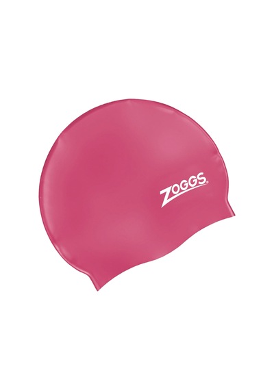 Zoggs Yetişkin Bone Swim Cap Silikon, One Size One Size Pembe