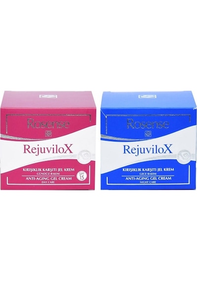 Rosense Rejuvilox   Gündüz Bakım Jel Krem 50 ML + Gece Bakım Jel Krem 50 ML