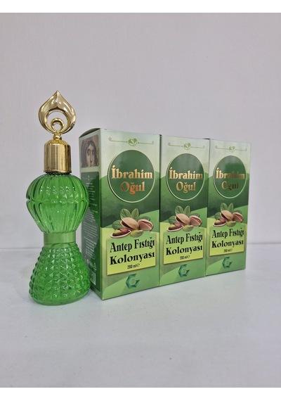 Özel Seri Fıstık Kolonyası - 200 Ml Kalıcı Ve Ferahlatıcı Esanslı Dökme Plastik Şişe Kolonya 3 Adet