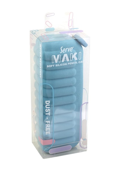 Serve Makı Kalem Cantası Açık Mavı Sılıkon Govde Genel
