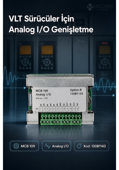 Danfoss Vlt Analog I/o Mcb 109 Opsiyon Kartı Kaplamasız