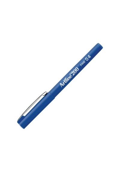 200 Fine 0.4 Fineliner Keçeli Kalem Mavi