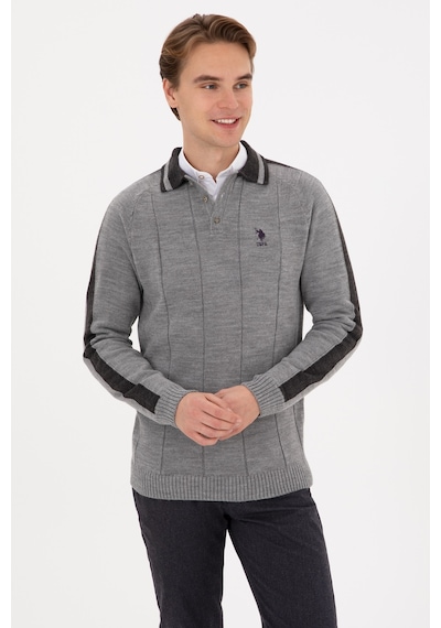 U.S. Polo Assn. U.s. Polo Assn. Erkek Gri Kazak /triko 50315043-vr024