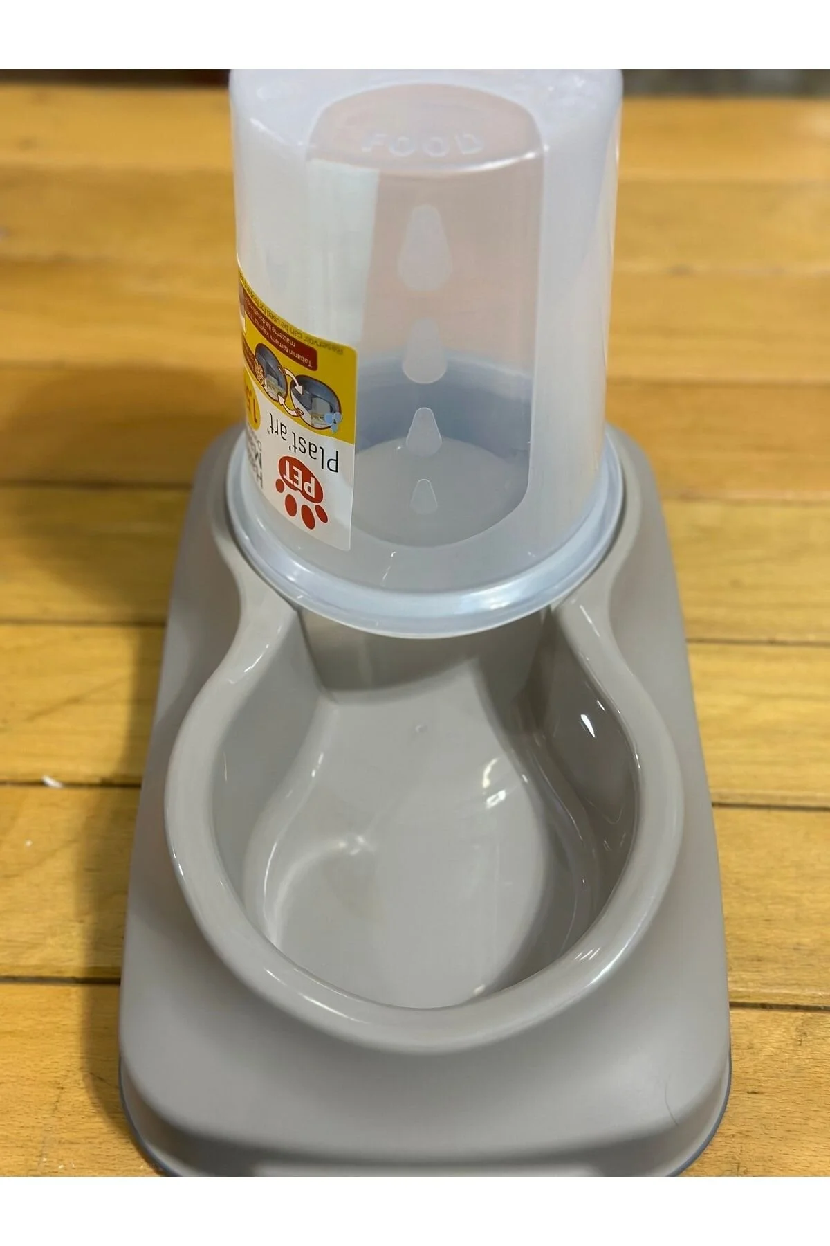 Kedi Köpek Patili Dostlar İçin Hazneli Mama Kabı / Su Kabı 1,5 Lt