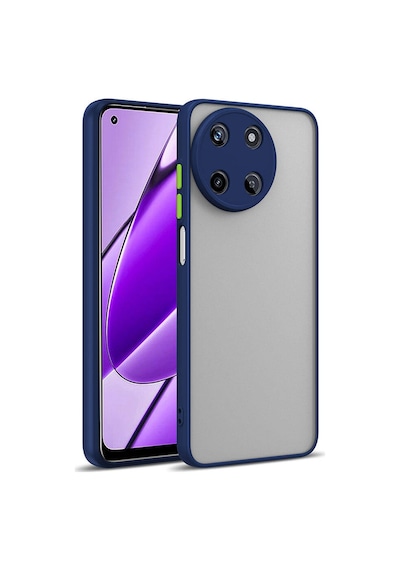Nourthkiingdom Realme 11 4g Kılıf Nrtk Hux Kapak - Siyah Siyah