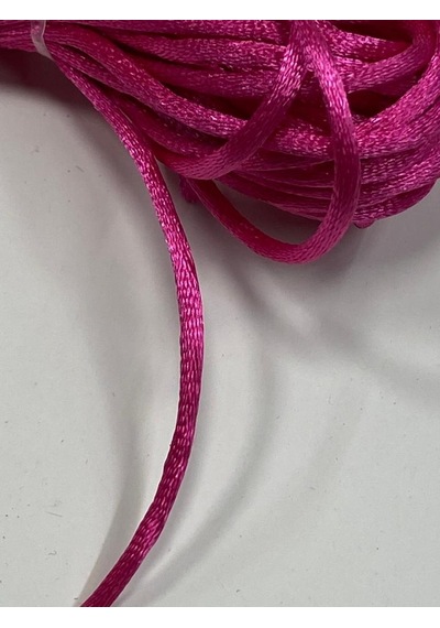 Floş İp / Sıçan Kuyruğu / Bileklik İpi / Abiye Sırt Bağlama İpi / 2 Mm 5 Metre