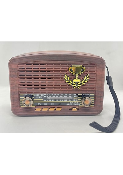Everton Rt-370 Usb-sd-fm-bluetooth Destekli Nostaljik Radyo - Everton Everton Everton