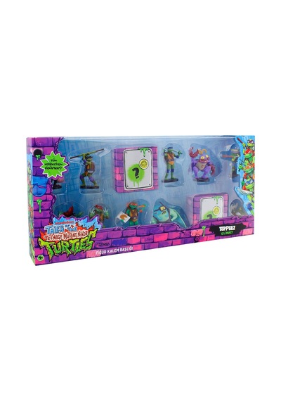Tmnt Figürlü Kalem Başlığı 12''li Paket Model 1 Nt2080