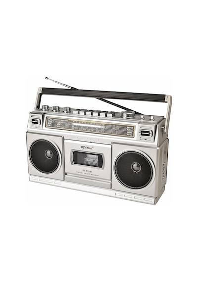 Teleskopik Antenli Kaset Çalar Radyo Am/fm/sw1-2 4 Bant, Bluetooth/usb/tf Mp3 Müzik Çalar, Ka