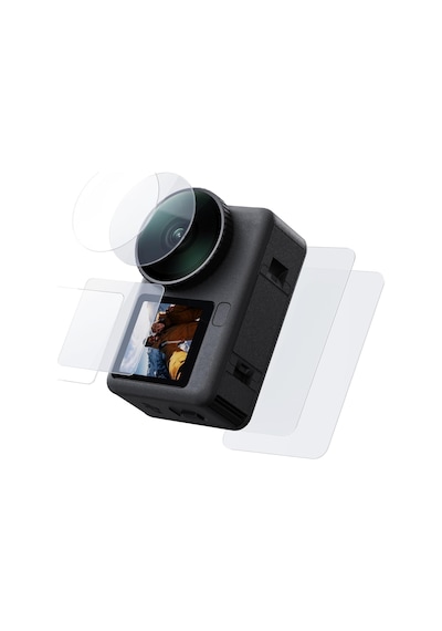 Osmo Action 6 Uyumlu Ekran Koruyucu Seti, Osmo Action 6 İçin Kırılmaz Ekran Seti