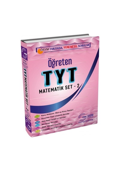 Gür Yayınları Tyt Öğreten Matematik Set 2