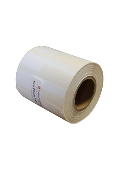 Kablo Bağlama Ve Tanımlama Etiketi Mat Pp Opak 82x22mm 1000 Adet Beyaz Çok Renkli