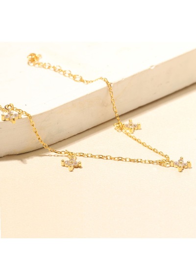 Eva Pırlanta Çiçek Bileklik 718522 Gold