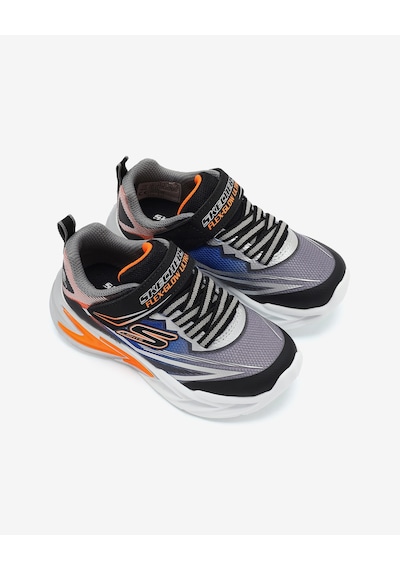 Skechers Flexglow Ultra Büyük Erkek Çocuk Siyah Işıklı Spor Ayakkabı 400139l Bksl Siyah