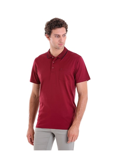 Hatemoğlu Bordo Regular Fit Düz 100% Pamuk Polo Yaka Tişört Bordo Hatemoğlu Bordo Regular Fit Düz 100% Pamuk Polo Yaka Tişört Bordo
