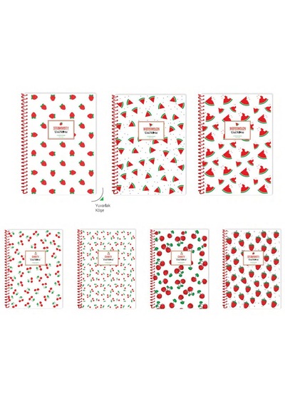 Çınar Summer Mood A4 72 Yp Kareli Pp Kpk Spr Defter 71558 Çeşitli Renk Ve Desen
