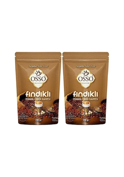 Osso Fındıklı Osmanlı Dibek Kahvesi 2x200gr Geleneksel