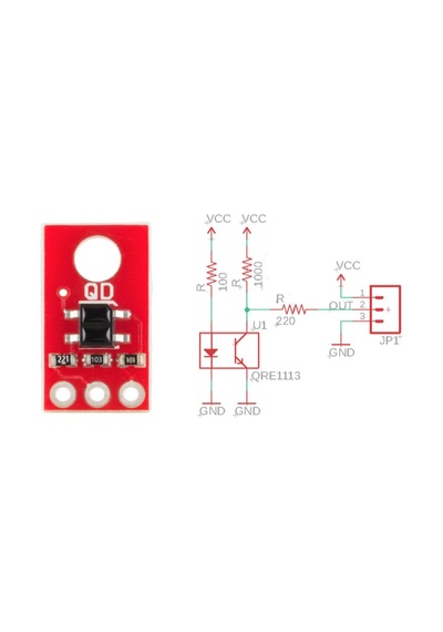 Qre1113 Sensör Modül Qtr-1rc Çizgi Izleyen Dijital Tip Ir Optik