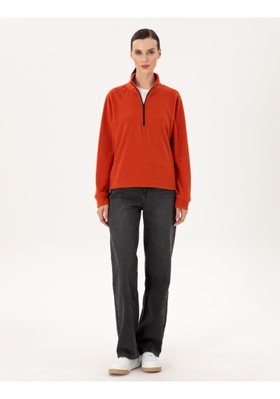 Pierre Cardin Kadın Kiremit Sweatshirt 50300846-vr031 Kiremit