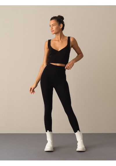 Xint Siyah Slim Fit Tayt 850873